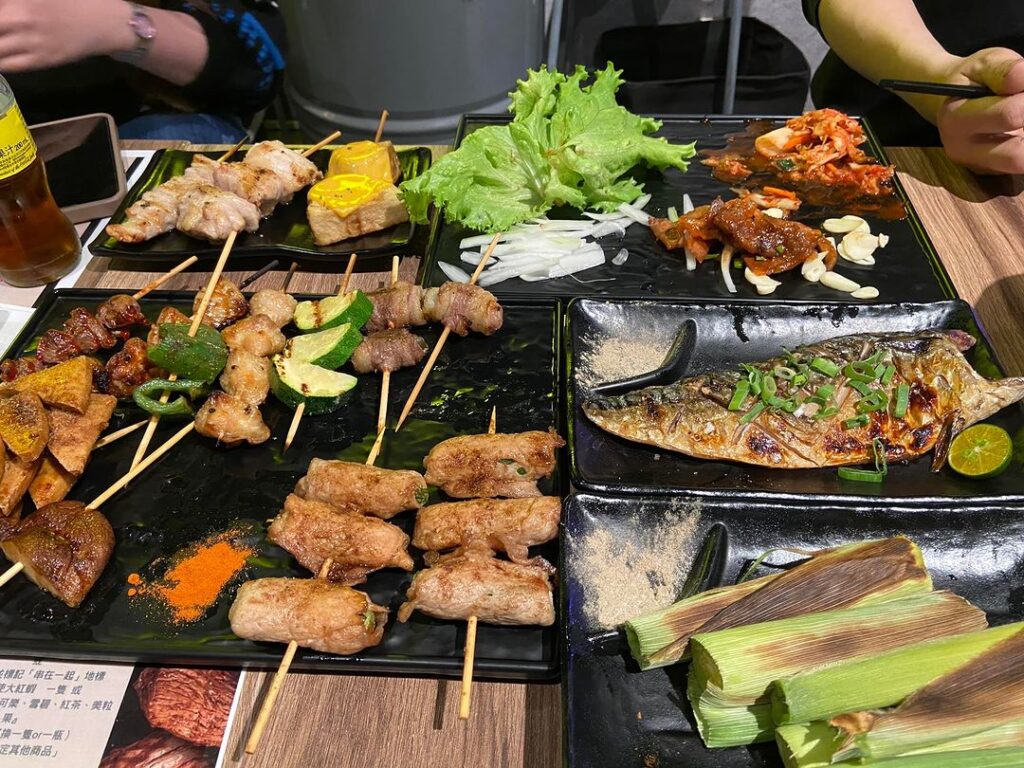 串在一起平價串燒