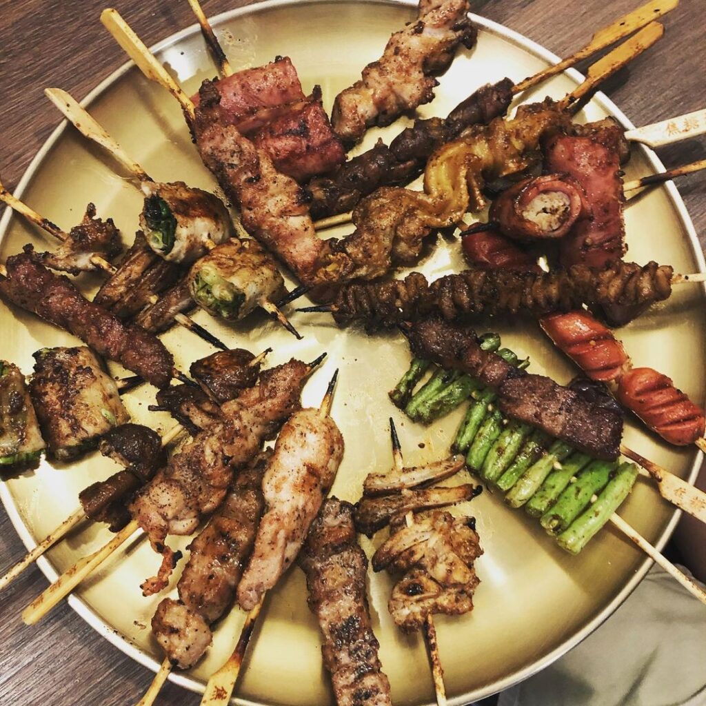 焦糖楓串燒