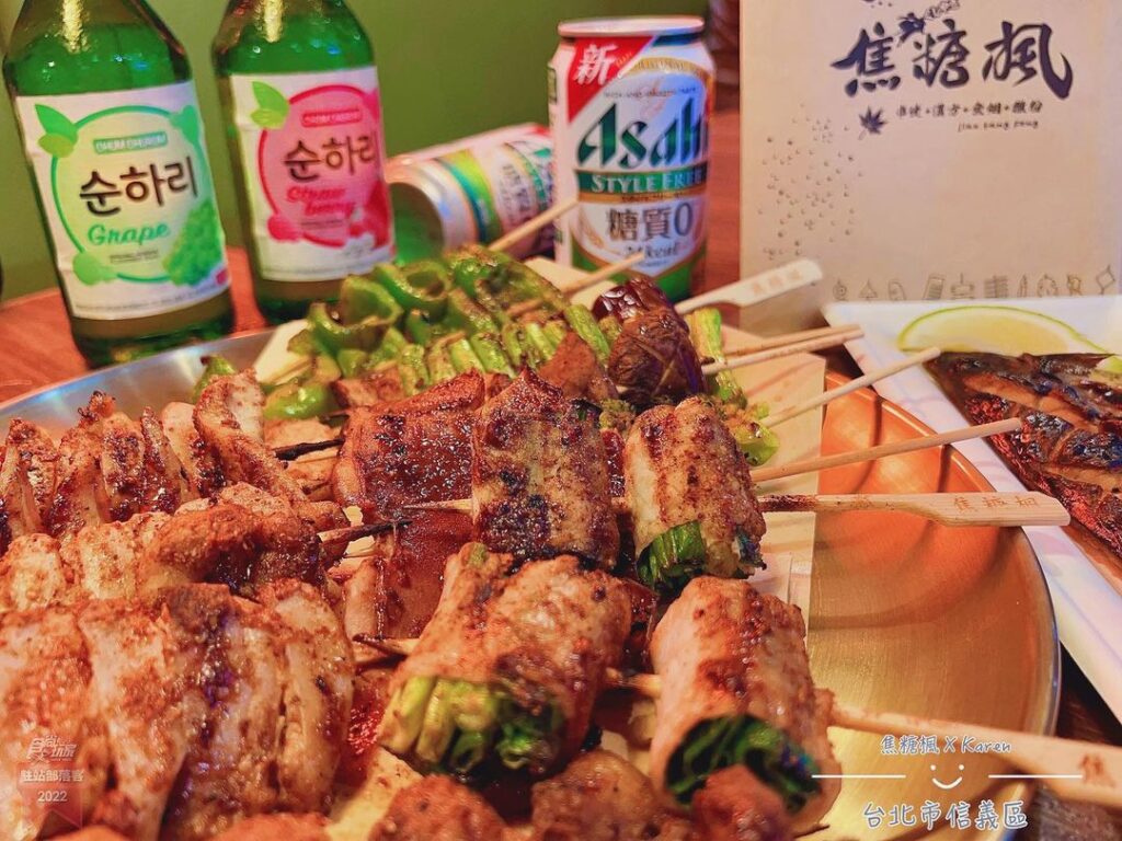 焦糖楓串燒
