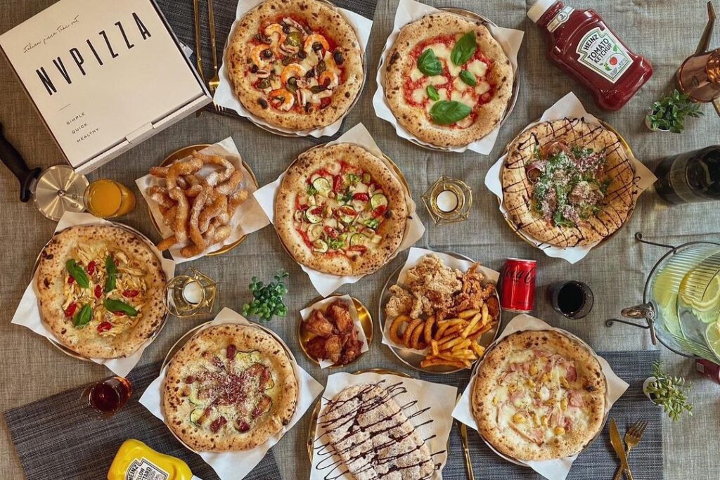 N.V PIZZA 黑.火山披薩