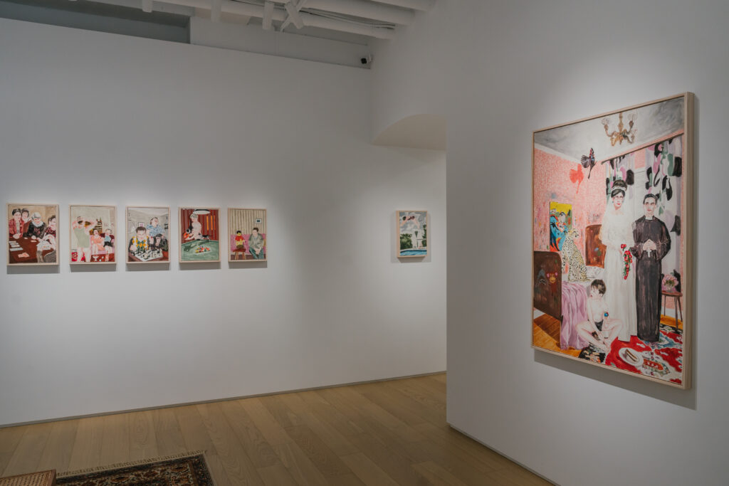 Mirza Cizmic 個展，展場不同視角側拍。