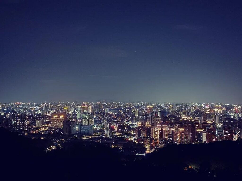 桃園夜景推薦虎頭山環保公園2