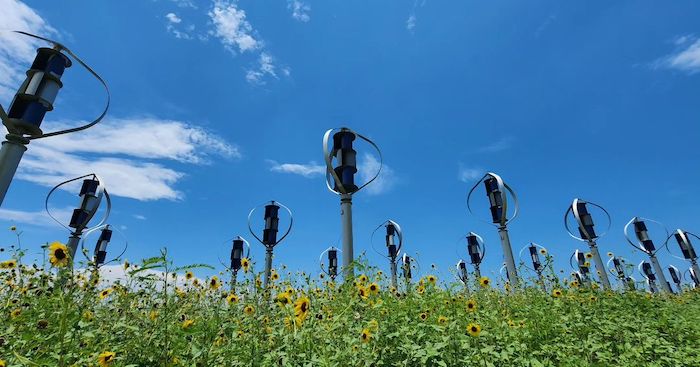 王功小型風力發電廠