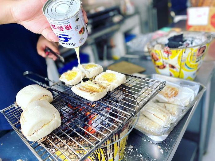 佳吉飲料店 烤饅頭