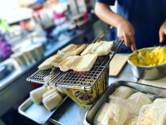 佳吉飲料店 烤饅頭