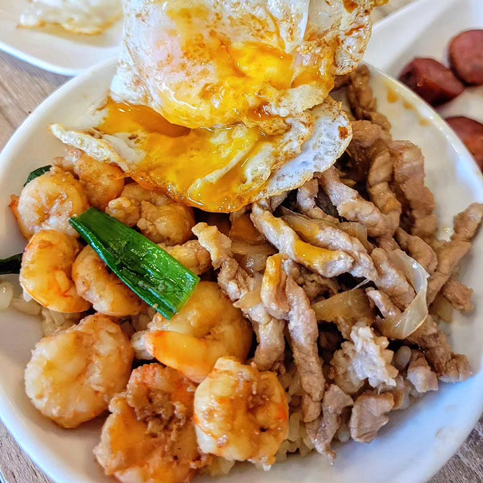 矮仔成蝦仁飯