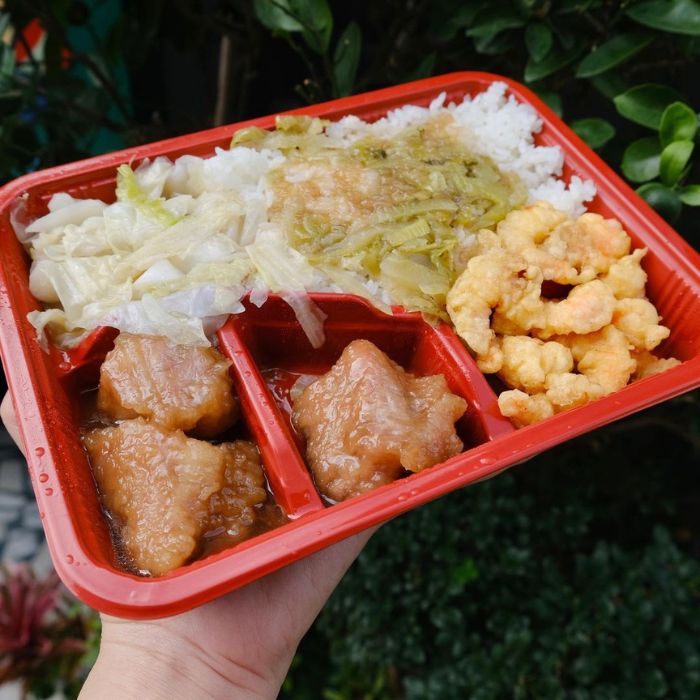 西港蝦仁控肉飯